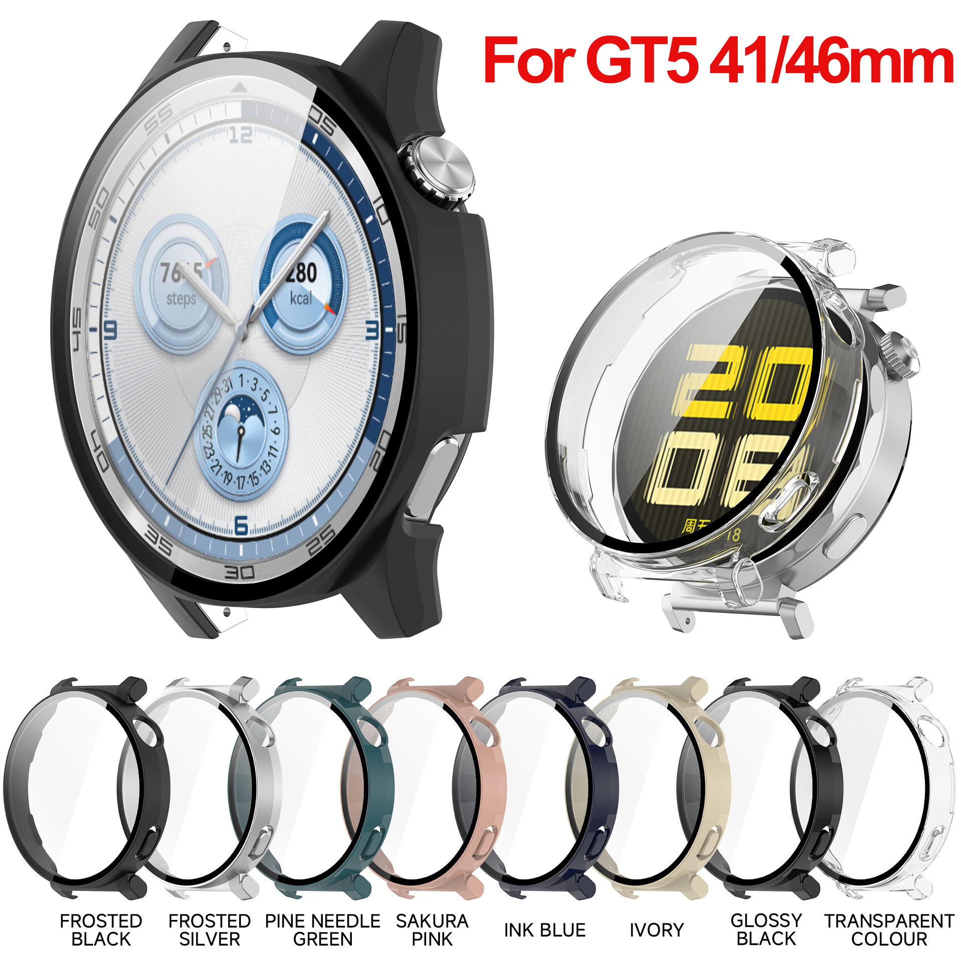 Tempered glass case For Huawei - Titan Smartwatch Accessories recensie en prijs