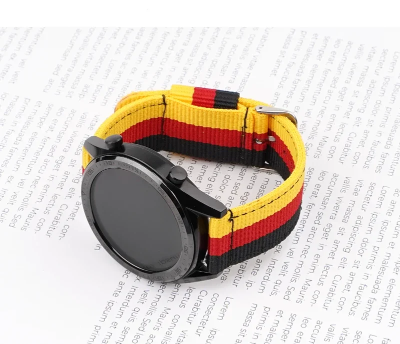 20mm 22mm Woven Nylon Strap fo - Nylon Nato Strap recensie en prijs
