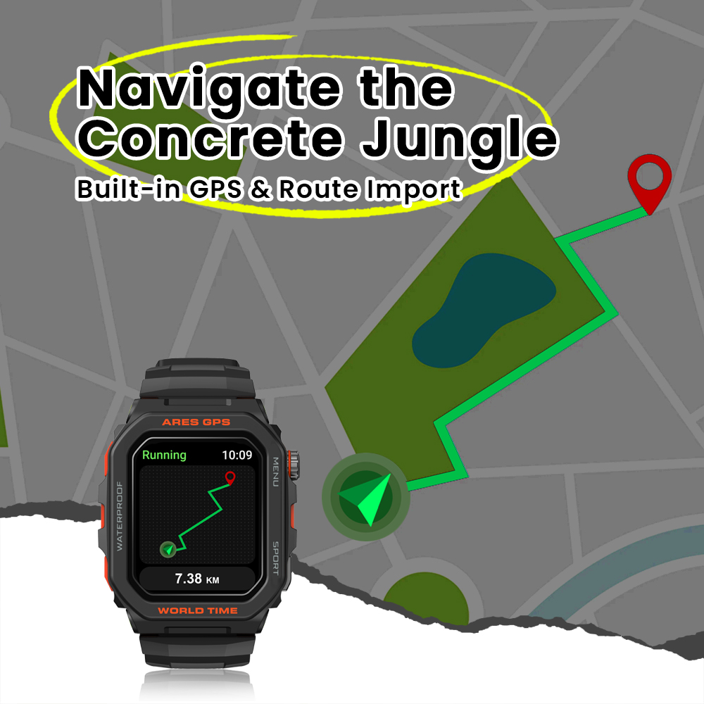 New Zeblaze Ares GPS Smart Wat - Smartwatch X recensie en prijs