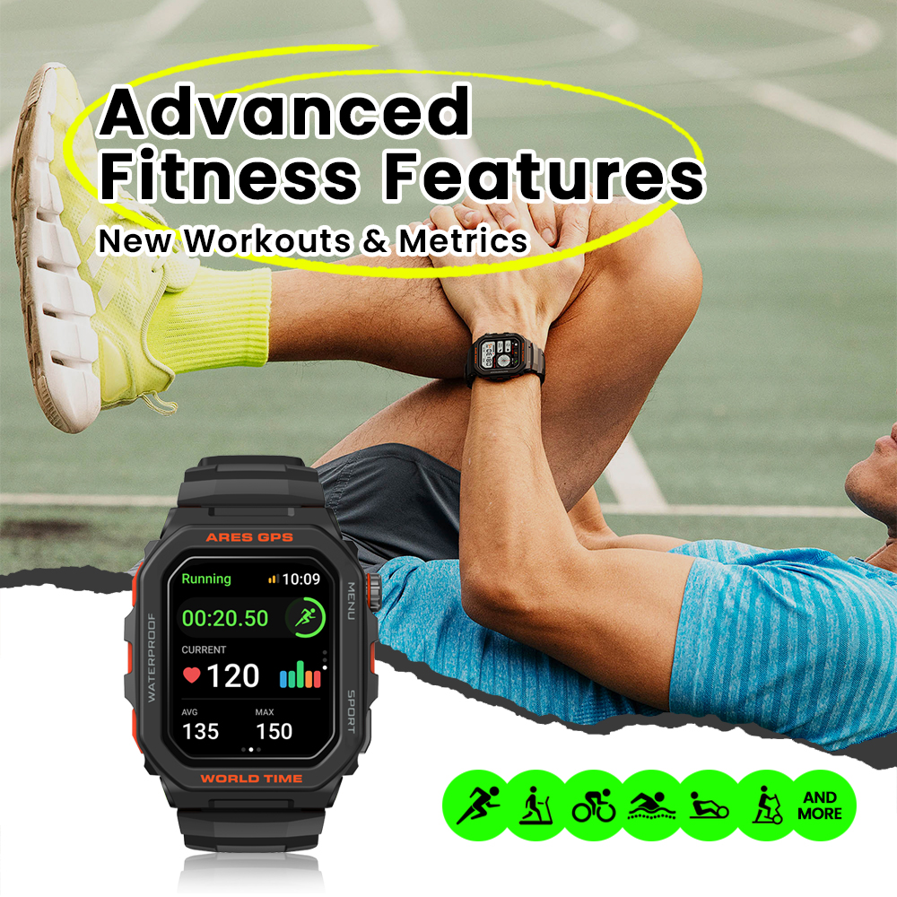 New Zeblaze Ares GPS Smart Wat - Smartwatch X recensie en prijs