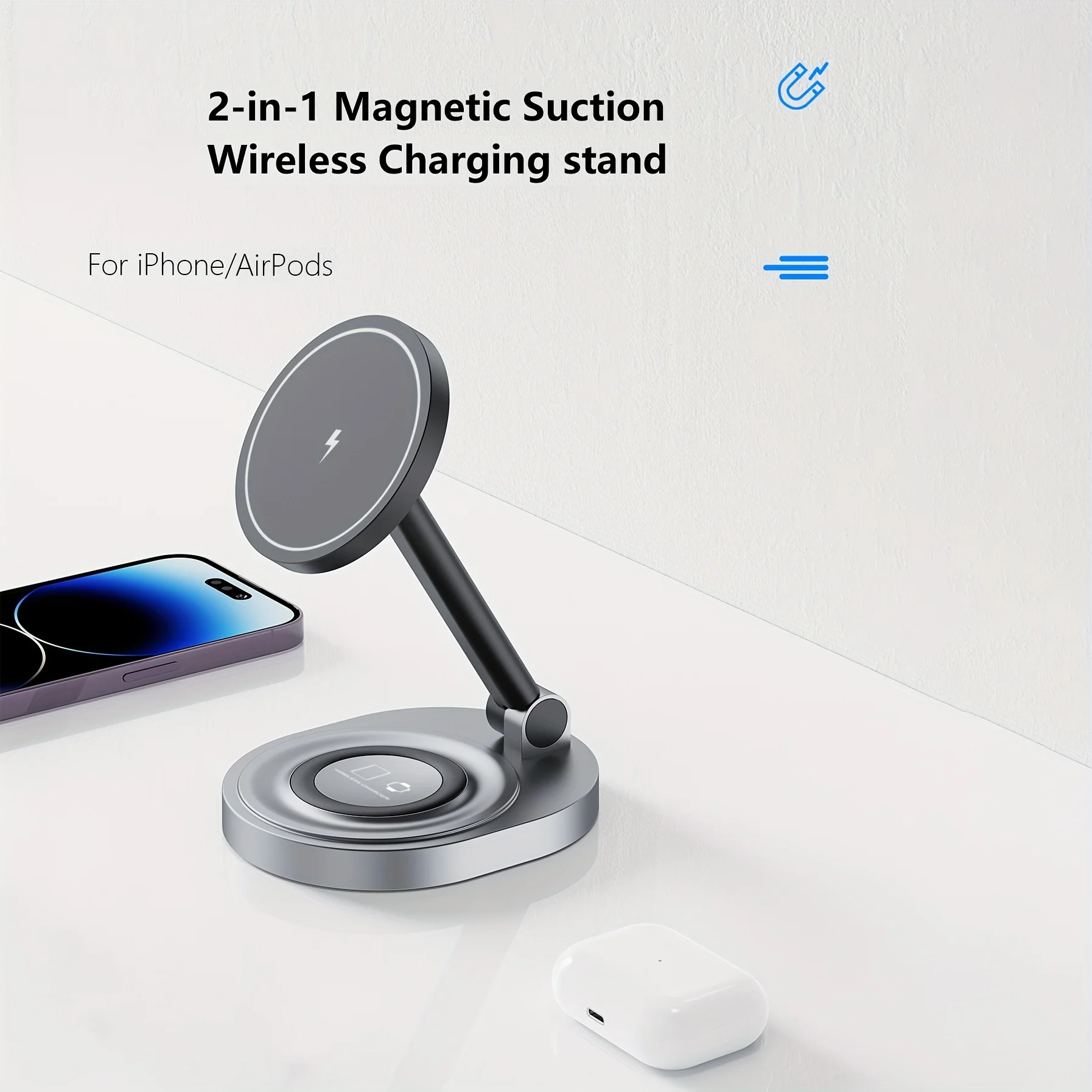 2 In 1 Magnetic Wireless Charg - Smartwatch Ac recensie en prijs