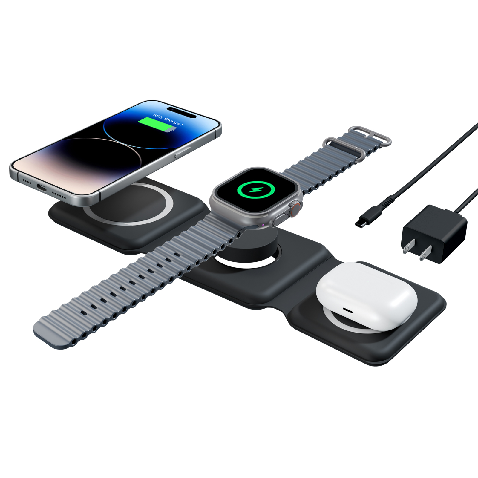 15W Magnetic Wireless Chargers - Smartwatch X recensie en prijs
