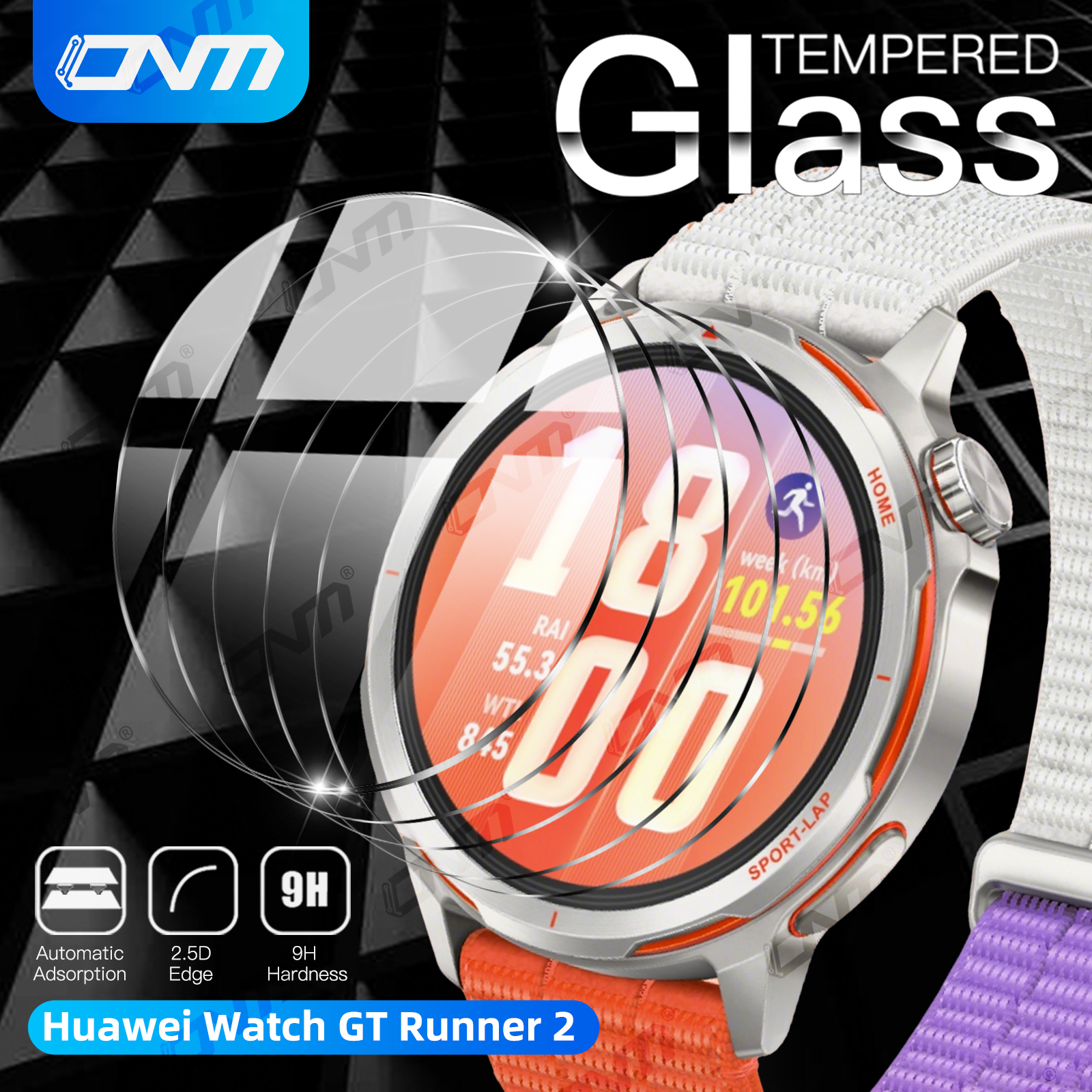 9H Tempered Glass For Huawei W - Titan Smartwatch Accessories recensie en prijs