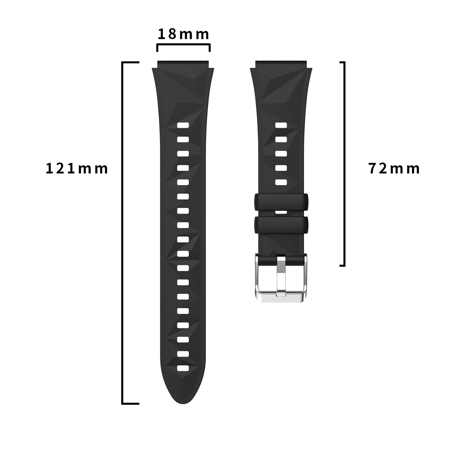 18mm/22mm Silicone Strap For h - Titan Smartwatch Accessories recensie en prijs