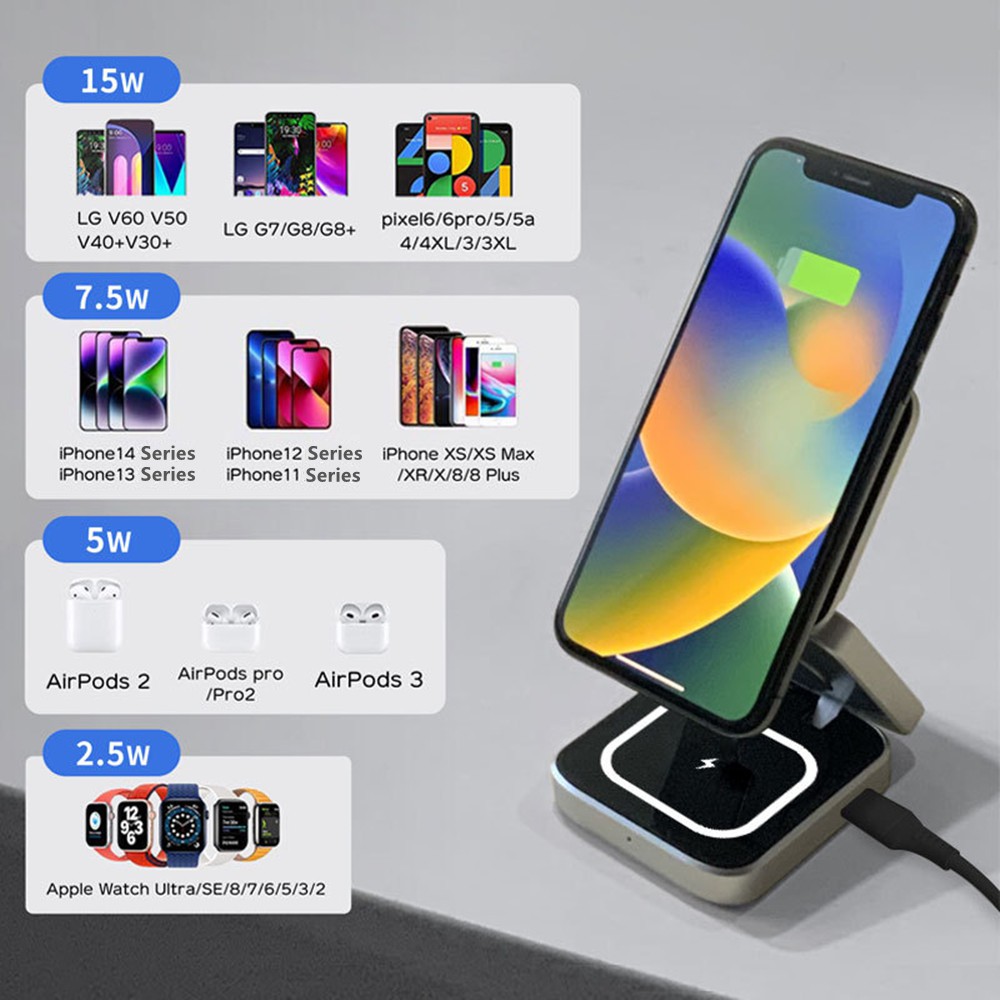 Foldable Magnetic Wireless Cha - Smartwatch Ac recensie en prijs