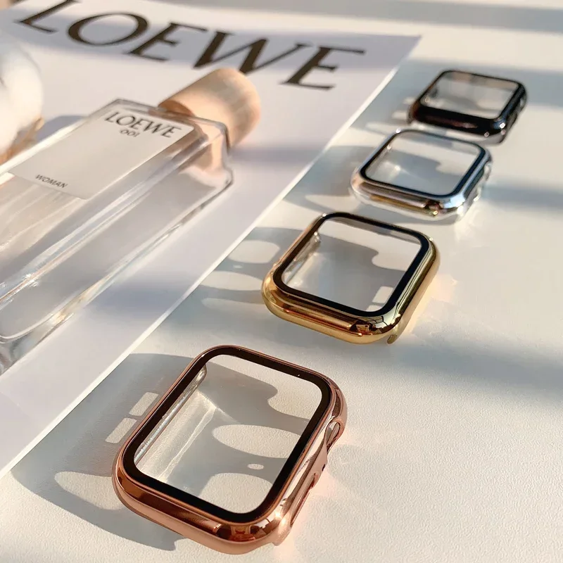 Glass+case For Apple Watch ban - Smartwatch Watch Accessories For Women recensie en prijs