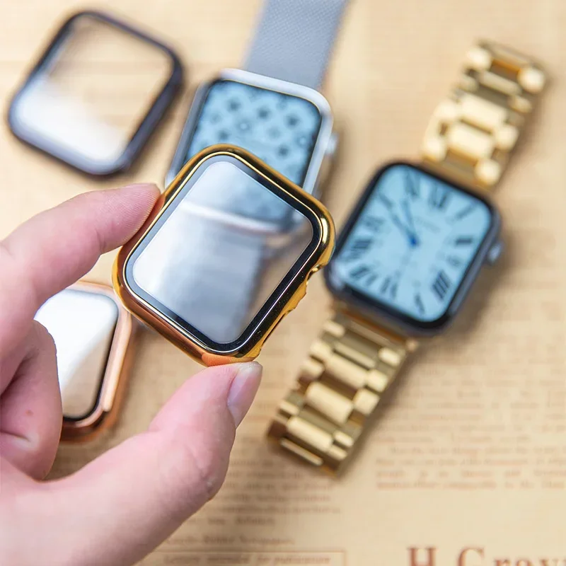 Glass+case For Apple Watch ban - Smartwatch Watch Accessories For Women recensie en prijs