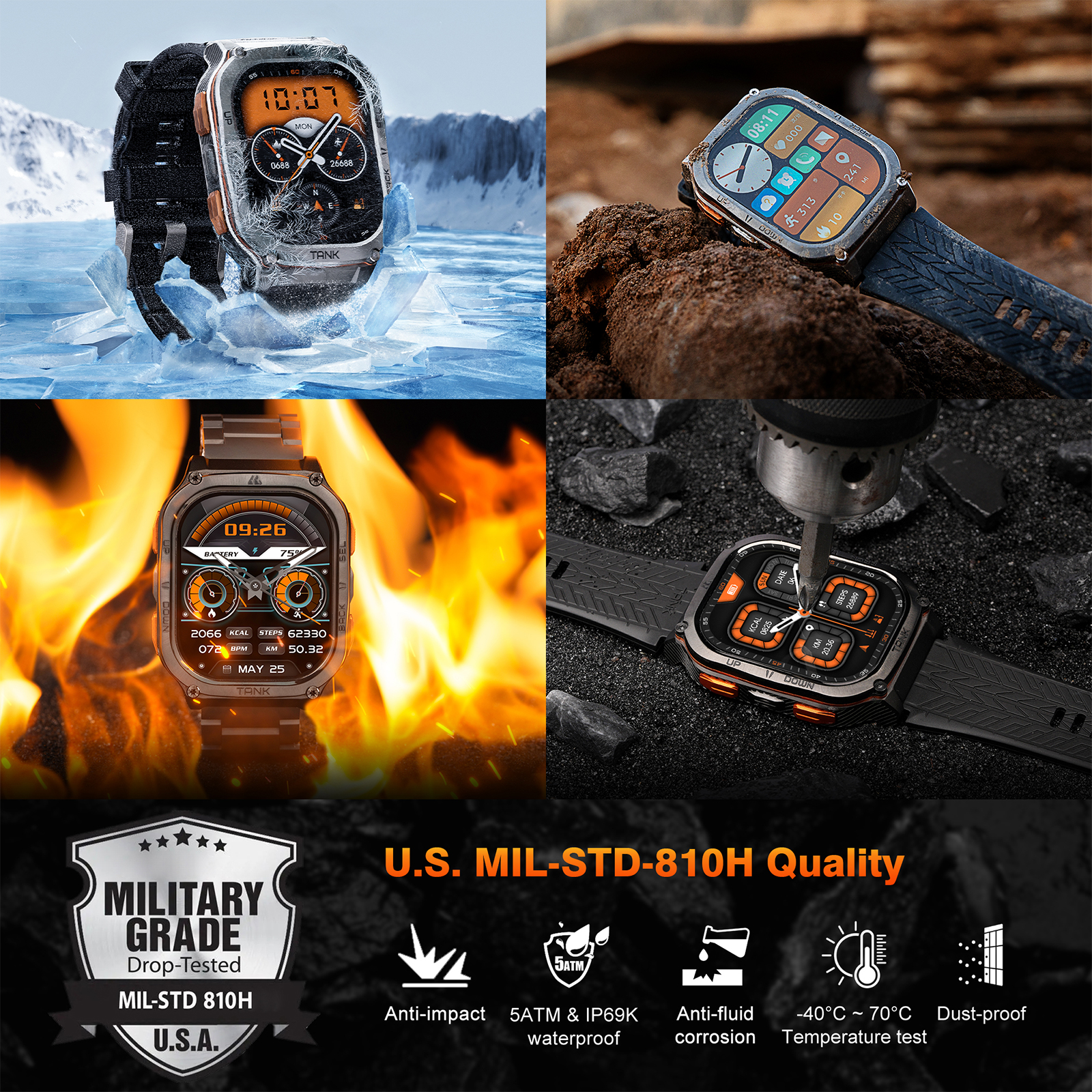 KOSPET TANK M3 Ultra GPS Smart - Smartwatch X2 recensie en prijs