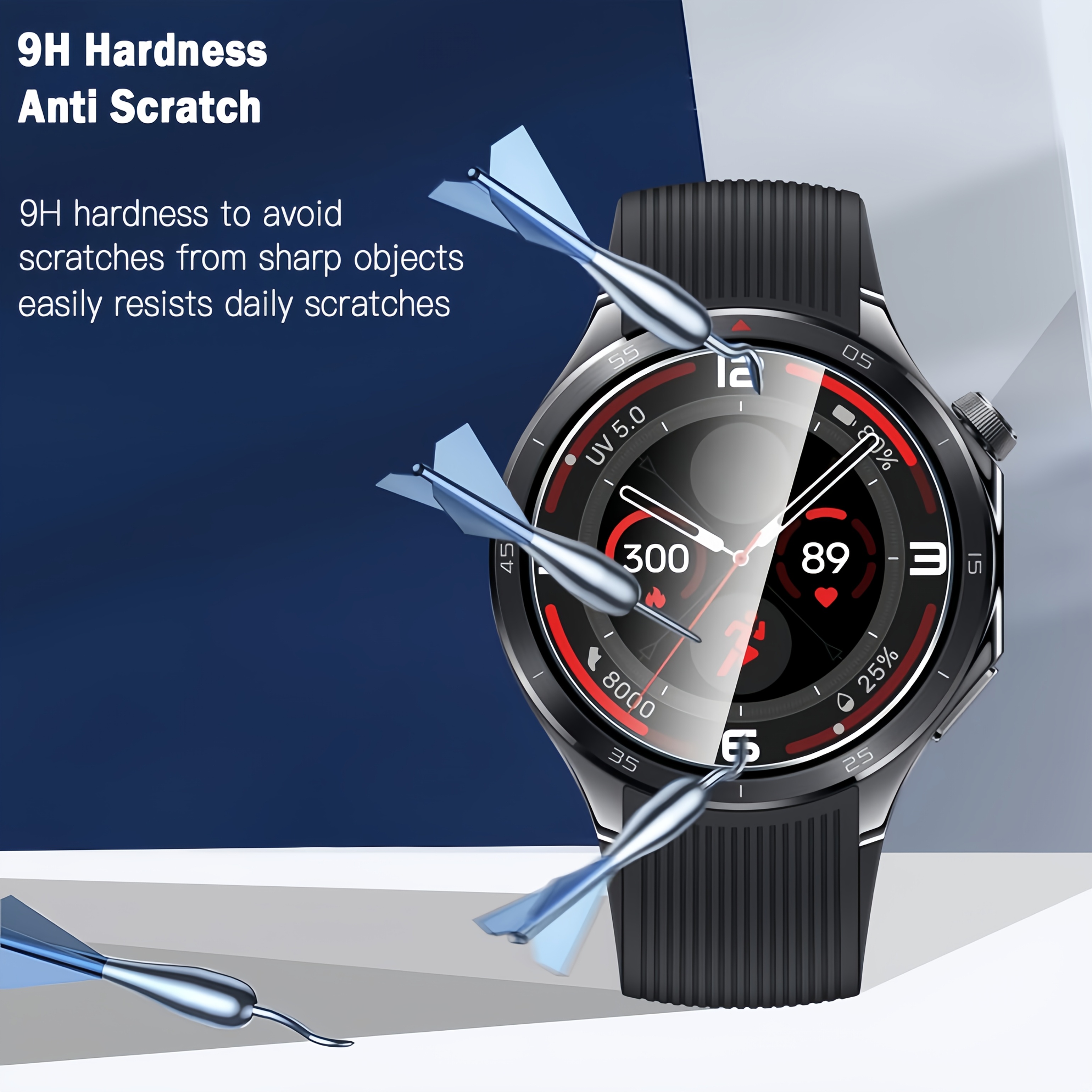 3PCS 9H Tempered Glass Screen  - Smartwatch Icon recensie en prijs