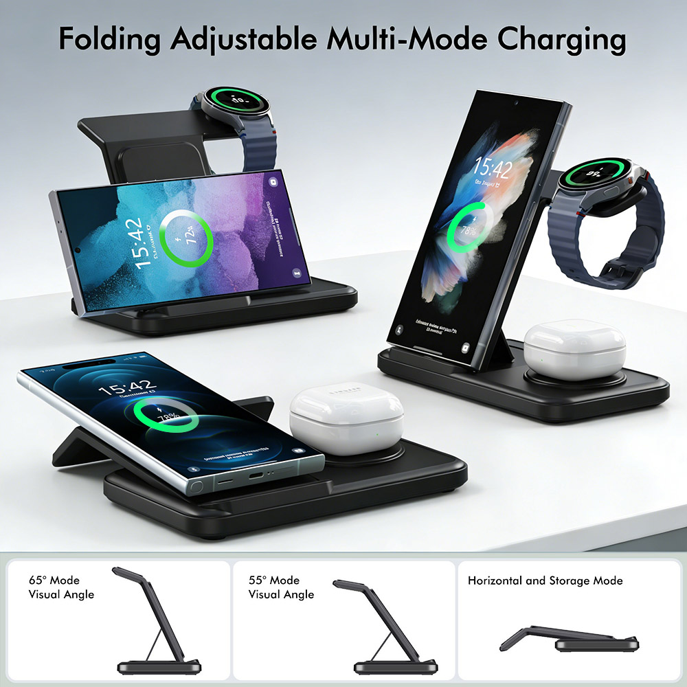 3 in 1 Wireless Charger Stand  - Smartwatch Ac recensie en prijs