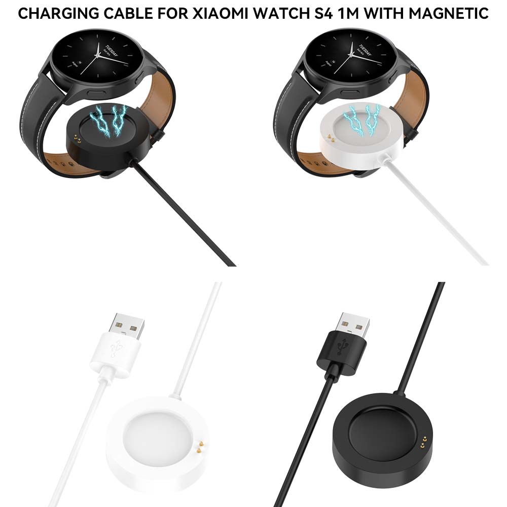 White Charger Cable For Xiaomi - Xiaomi Smartwatch S4 Accessories recensie en prijs